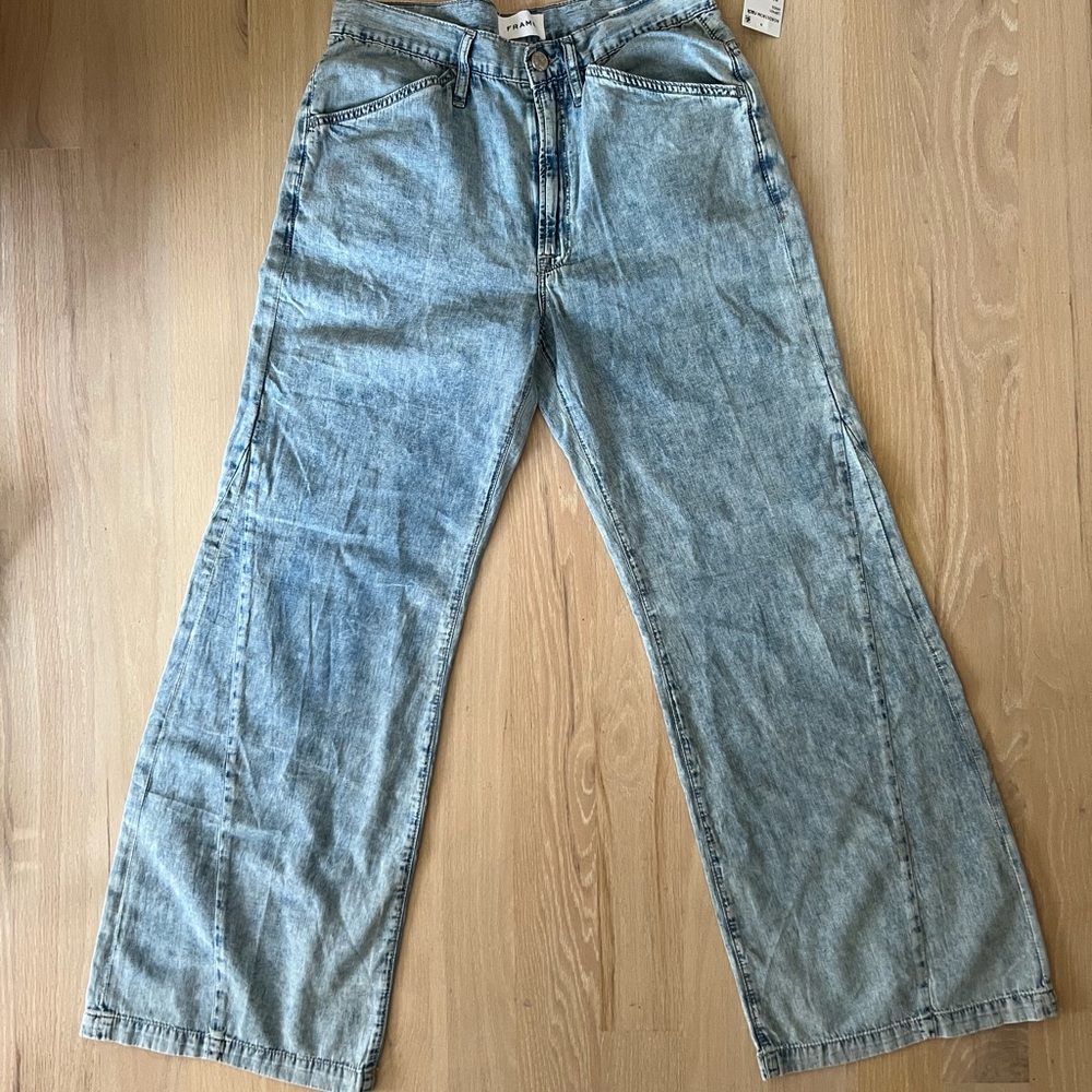 NWT Frame Le Baggy Palazzo